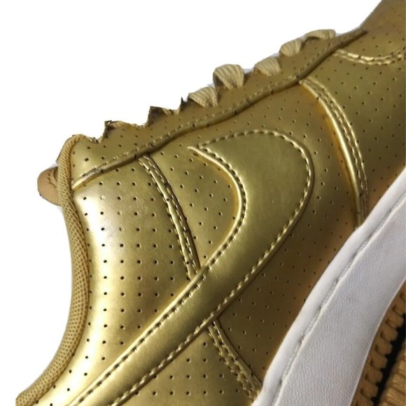 Nike Air Force 1 Low '07 LV8 Men's Size 8 GOLD - Picture 8 of 14